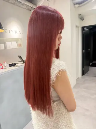 カラー ciera. アオイ🪐✩.*˚のヘアスタイル