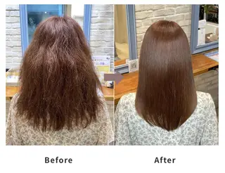 ミディアム 縮毛矯正⭐️ TAKAHIROのヘアスタイル