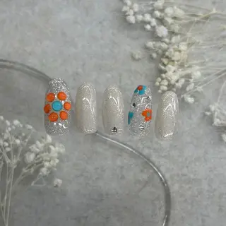 ネイル ⭐︎休業中の練習⭐︎ JNA認定講師髙橋のネイルデザイン