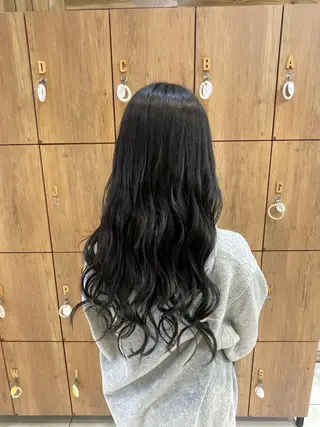 ロング 韓国カラー／エクステ 松戸梨杏のヘアスタイル