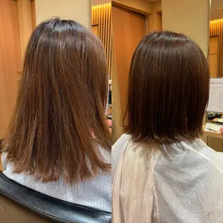 ミディアム LA･BEAU所属・SATO ✩⡱のヘアスタイル