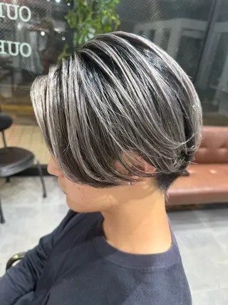 カラー メンズ 篠崎 佑季のヘアスタイル