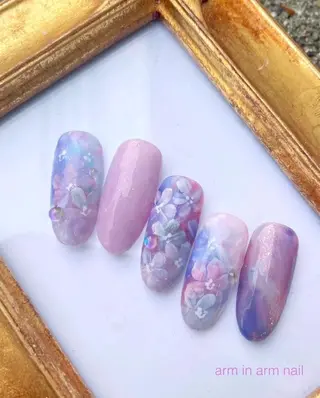 ネイル arm in arm ︎✿Yamamotoのマツエク・マツパデザイン