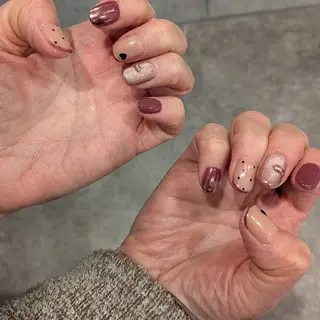 ネイル 6RokuHair（ロクヘアー)所属・門川 茉奈美のネイルデザイン