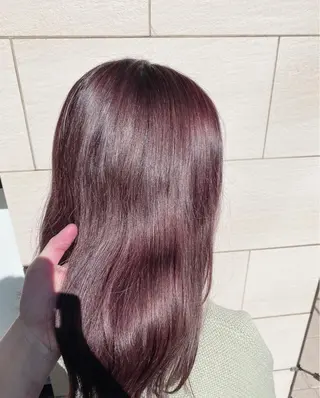 セミロング カラー 🌟縮毛矯正/ 髪質改善/髙橋🌟のヘアスタイル
