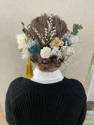 セミロング ヘアアレンジ 🦋高瀬寛菜🦋 韓国/ブリーチのヘアスタイル