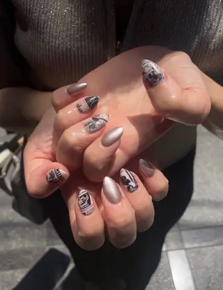 ネイル 花岡 美沙子のネイルデザイン