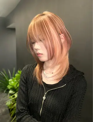 ミディアム カラー null 《 栞 》のヘアスタイル