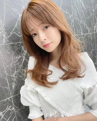 セミロング チダアキフミ Ash大森のヘアスタイル