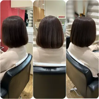 ミディアム カラー 『艶髪』で印象が激変 ！髪質改善専門KONのヘアスタイル