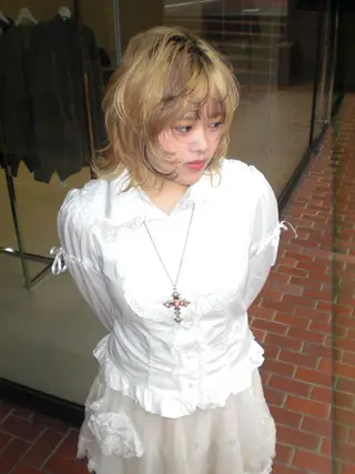 セミロング 森田 琴心のヘアスタイル