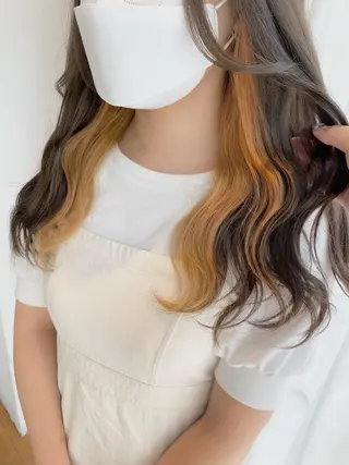 ミディアム カラー sio.nail&eyebrow salon shimokitazawa2号店所属・nailist mana𖤐´-のネイルデザイン