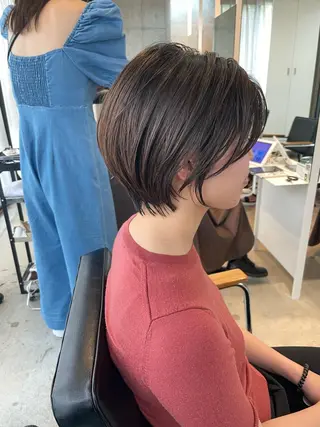 ショート カラー LiLi吉祥寺所属・【まとまるショート ボブカット】今井隆太のヘアスタイル