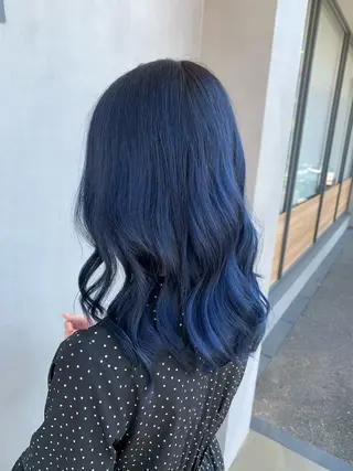 ミディアム カラー 名古屋／デザイン／ ブリーチ/松井亮磨のヘアスタイル