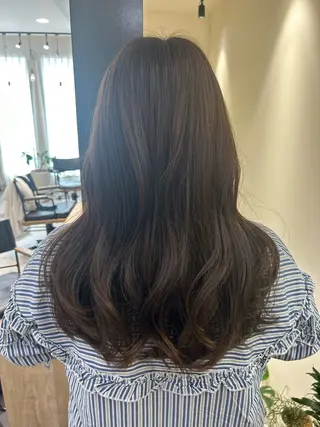 ロング カラー hub hair レイヤー/透明感のヘアスタイル