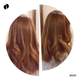 セミロング ロング カラー ✨縮毛矯正✨髪質改善 ナカシマ ユミのヘアスタイル