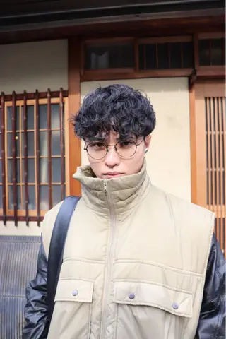 パーマ メンズ 似合わせカット /パーマ岡本淳平のヘアスタイル