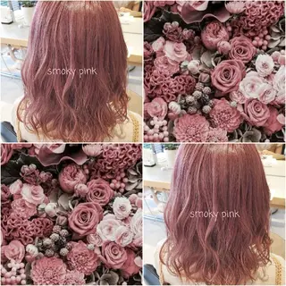 ミディアム カラー オリーブ透明感カラー 表参道/MIKUのヘアスタイル