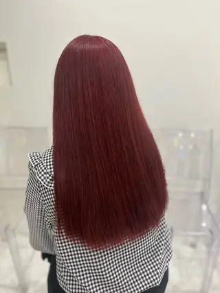 ロング カラー ガーリー♡女の子っぽ ヘア♡ピンクカラー♡のヘアスタイル