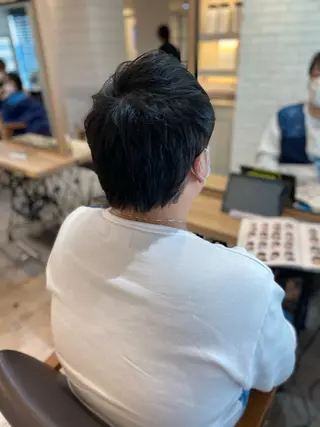 ショート メンズ ヨシダ フミノリのヘアスタイル