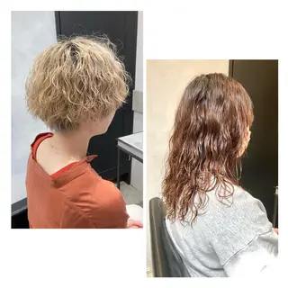 パーマ ✳️ウルフ/メンズ/ スパイラルパーマ✳️のヘアスタイル