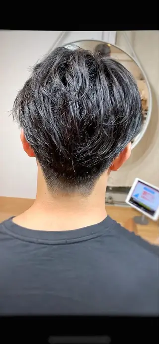 ミディアム パーマ メンズ メンズStylist 山根慧のヘアスタイル