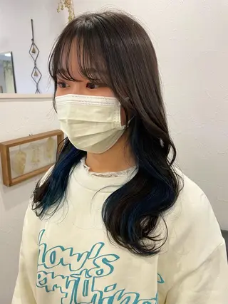 セミロング カラー m ā l o.🌷 サカモトマイコのヘアスタイル