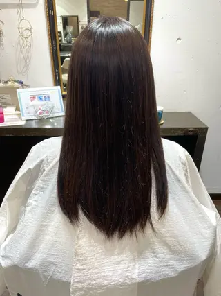 ロング カラー 渡邉 光姫のヘアスタイル
