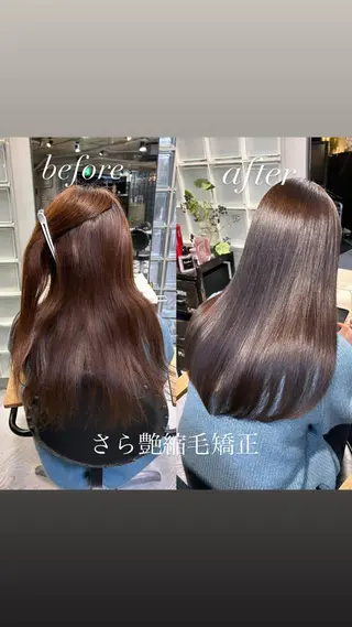 ロング 大橋 美咲のヘアスタイル