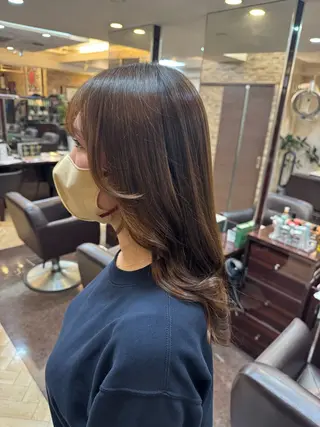 ロング カットモデル募集長澤 拓弥のヘアスタイル