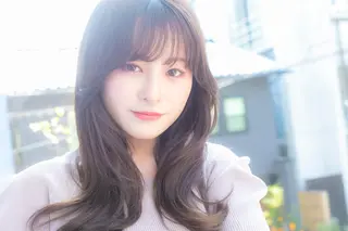 ミディアム Academy 中西のヘアスタイル