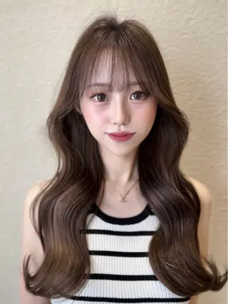 ロング 韓国ヘア/レイヤー/ 前髪/髪質改善/石川のヘアスタイル