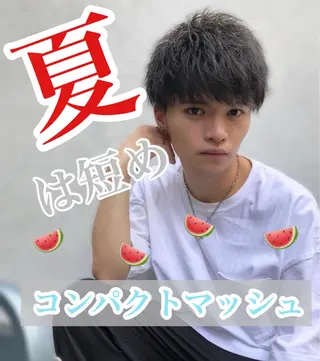 ミディアム パーマ ヘアアレンジ メンズ メンズ特化美容師 aiのその他イメージ