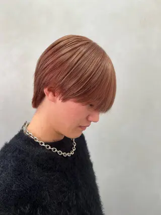 メンズ 赤み消しカラー✳️ 井上明日翔💫のヘアスタイル