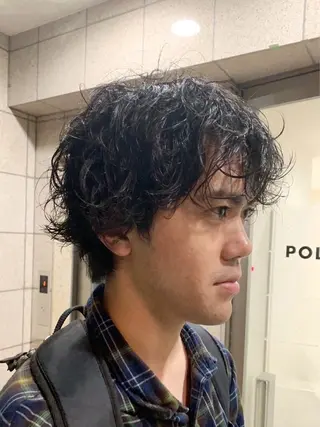 ショート パーマ 🌈月1夜モデル募集 📩ください⭐️のヘアスタイル