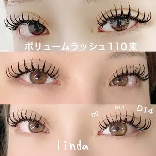 マツエク・マツパ linda lashesのマツエク・マツパデザイン