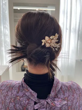 ヘアアレンジ 柴田泰秀sotti. 髪質改善/ブリーチのヘアスタイル