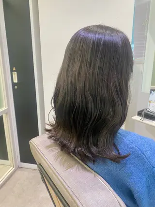 ミディアム 透明感カラー/ FRAME天王寺✨のヘアスタイル