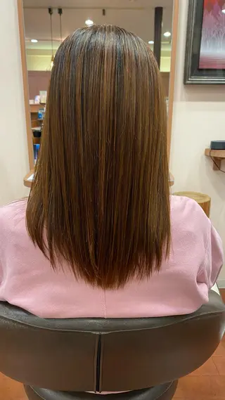 セミロング nir.所属・鳥栖美容室/nir. 美優/ミユのヘアスタイル