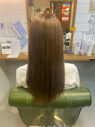 ロング miwaco。所属・大西 里佳のヘアスタイル