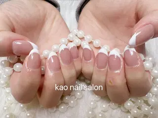 ネイル kao nail マグネット/長さだしのネイルデザイン