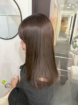 セミロング MAHO/透明感カラ ー/髪質改善🍒のヘアスタイル