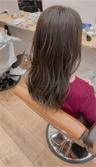 セミロング カラー パーマ NicoRE. 大人女子×髪質改善のヘアスタイル