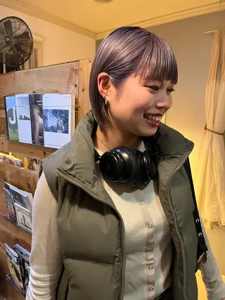 ショート カラー NOUN所属・eri kinjoのヘアスタイル