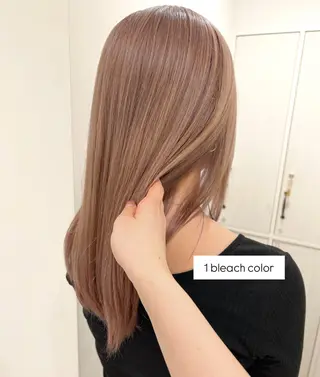 セミロング カラー 透明感/ダブルカラー /kazui🐈のヘアスタイル