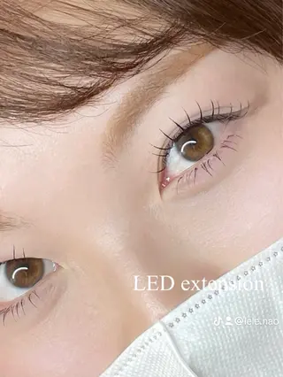 マツエク・マツパ LeLe/中崎町/ LED/眉毛のマツエク・マツパデザイン