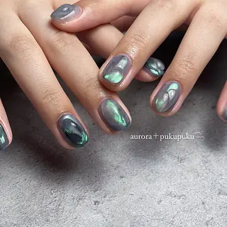 ネイル GRANDE大須 Cecil💜のネイルデザイン