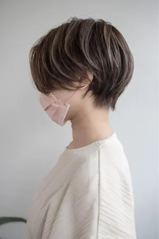 ショート カラー ショート/レイヤー なら石井知希のヘアスタイル