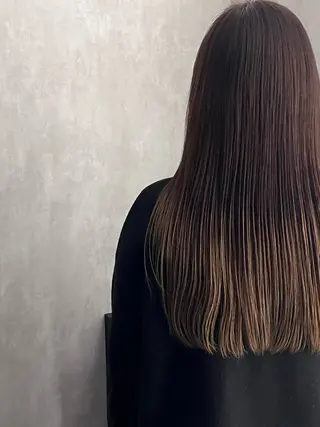 ロング 🫧‪満足度100% 🫧縮毛矯正OMAEのヘアスタイル
