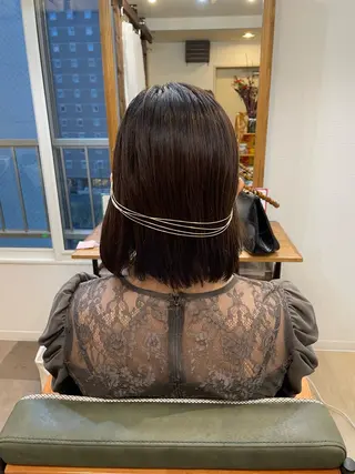 ヘアアレンジ HempBeauty 浅野アサミのヘアスタイル